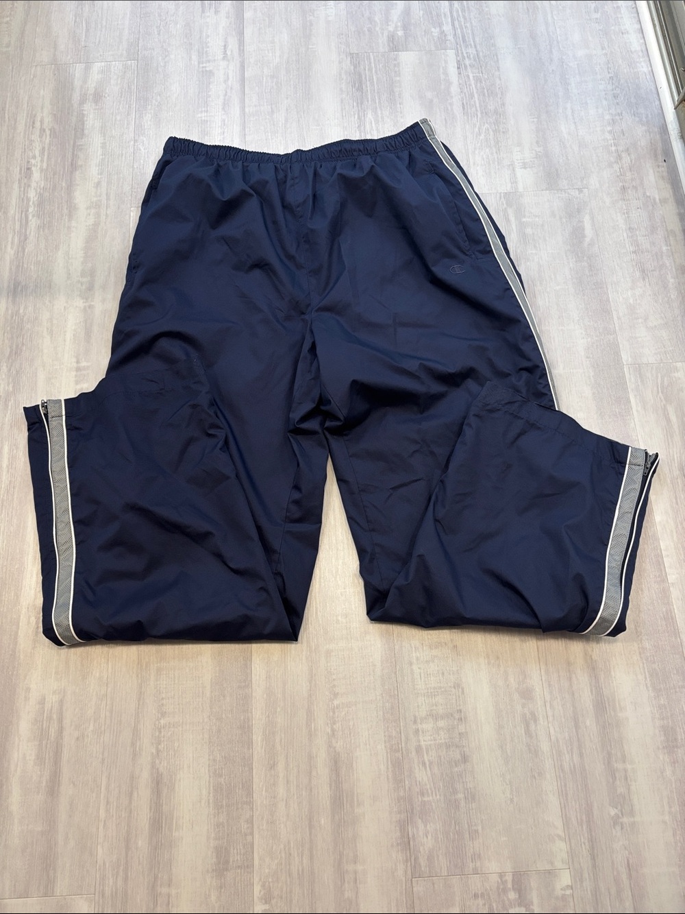 Champion Navy Blue Sweatpants with Elastic Waistband & Tie adjustable Lined XXL